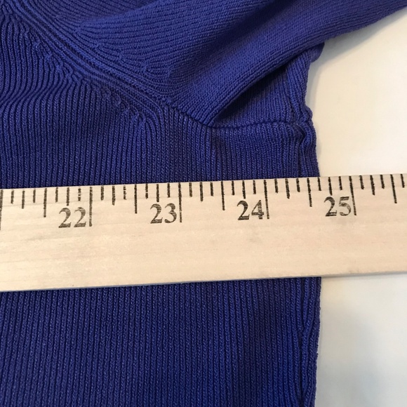 FRENCH LAUNDRY Ribbed Knit Sweater Lightweight Top Purple Women’s Plus Size 3X - Picture 9 of 16